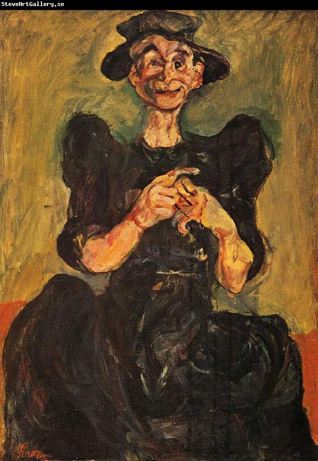 Chaim Soutine Woman Knitting